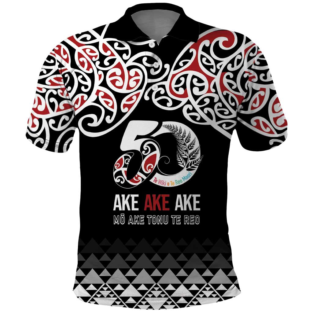 Kia Kaha Te Reo Maori Polo Shirt 50 Years Mo Ake Tonu Te Reo - Aussie Hoodie