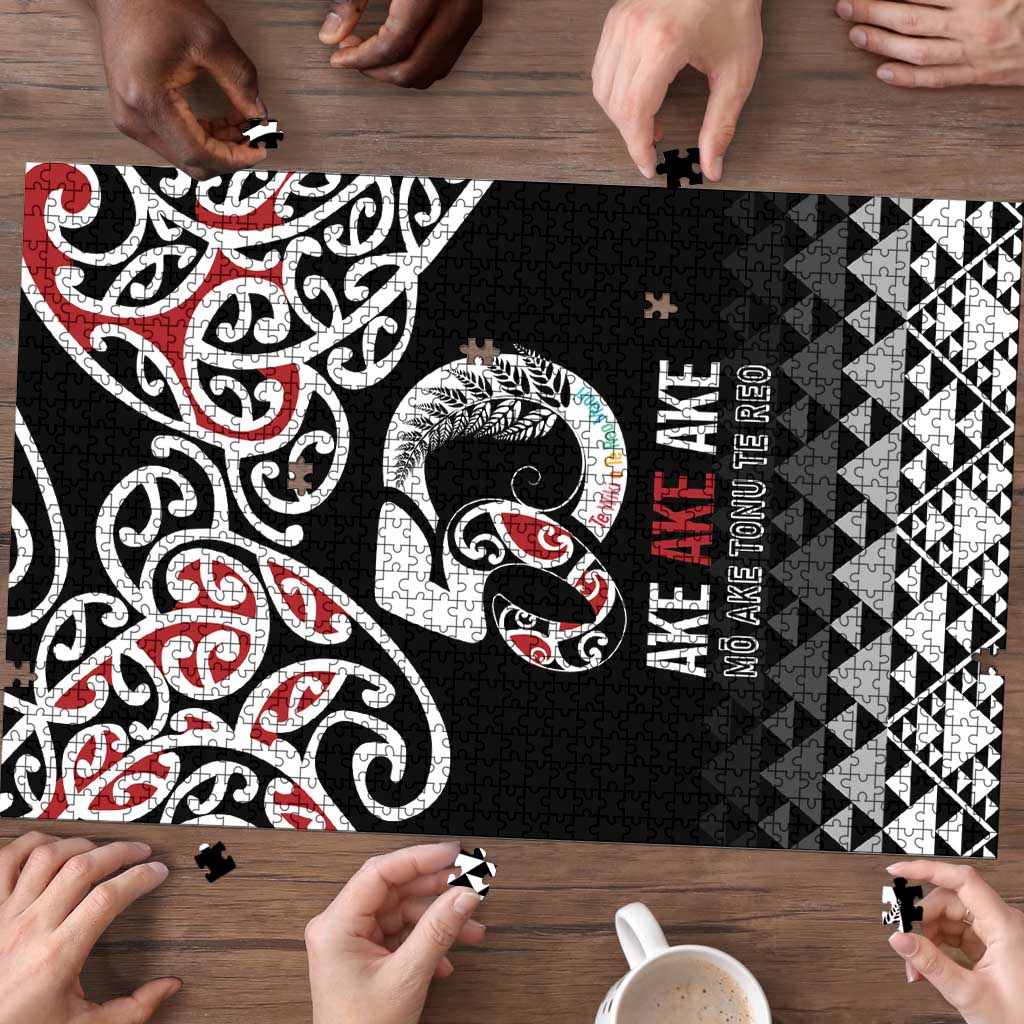 Kia Kaha Te Reo Maori Puzzle 50 Years Mo Ake Tonu Te Reo - Aussie Hoodie