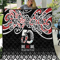 Kia Kaha Te Reo Maori Quilt 50 Years Mo Ake Tonu Te Reo - Aussie Hoodie