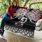 Kia Kaha Te Reo Maori Quilt 50 Years Mo Ake Tonu Te Reo - Aussie Hoodie