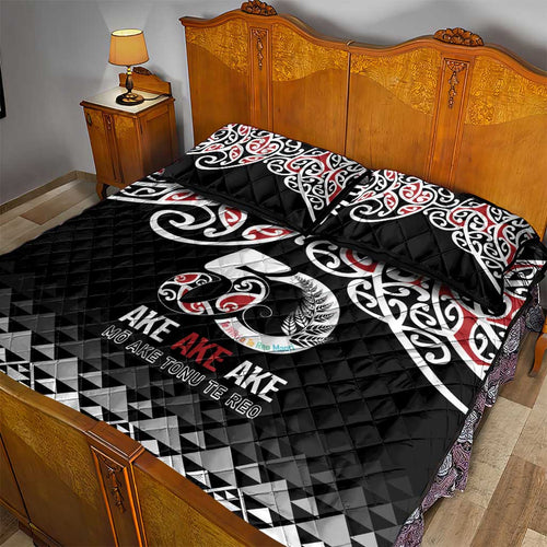 Kia Kaha Te Reo Maori Quilt Bed Set 50 Years Mo Ake Tonu Te Reo - Aussie Hoodie