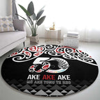 Kia Kaha Te Reo Maori Round Carpet 50 Years Mo Ake Tonu Te Reo - Aussie Hoodie