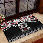 Kia Kaha Te Reo Maori Rubber Doormat 50 Years Mo Ake Tonu Te Reo - Aussie Hoodie