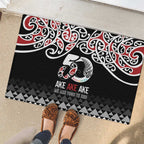 Kia Kaha Te Reo Maori Rubber Doormat 50 Years Mo Ake Tonu Te Reo - Aussie Hoodie
