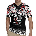Kia Kaha Te Reo Maori Rugby Jersey 50 Years Mo Ake Tonu Te Reo - Aussie Hoodie