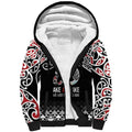 Kia Kaha Te Reo Maori Sherpa Hoodie 50 Years Mo Ake Tonu Te Reo - Aussie Hoodie
