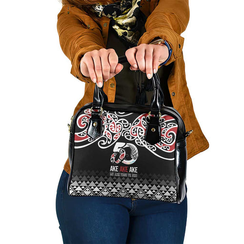 Kia Kaha Te Reo Maori Shoulder Handbag 50 Years Mo Ake Tonu Te Reo - Aussie Hoodie
