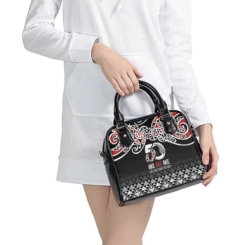 Kia Kaha Te Reo Maori Shoulder Handbag 50 Years Mo Ake Tonu Te Reo - Aussie Hoodie