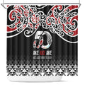 Kia Kaha Te Reo Maori Shower Curtain 50 Years Mo Ake Tonu Te Reo - Aussie Hoodie