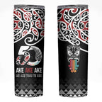 Kia Kaha Te Reo Maori Skinny Tumbler 50 Years Mo Ake Tonu Te Reo - Aussie Hoodie