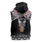 Kia Kaha Te Reo Maori Sleeveless Hoodie 50 Years Mo Ake Tonu Te Reo - Aussie Hoodie
