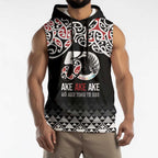 Kia Kaha Te Reo Maori Sleeveless Hoodie 50 Years Mo Ake Tonu Te Reo - Aussie Hoodie