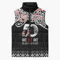 Kia Kaha Te Reo Maori Sleeveless Puffer Jacket 50 Years Mo Ake Tonu Te Reo - Aussie Hoodie