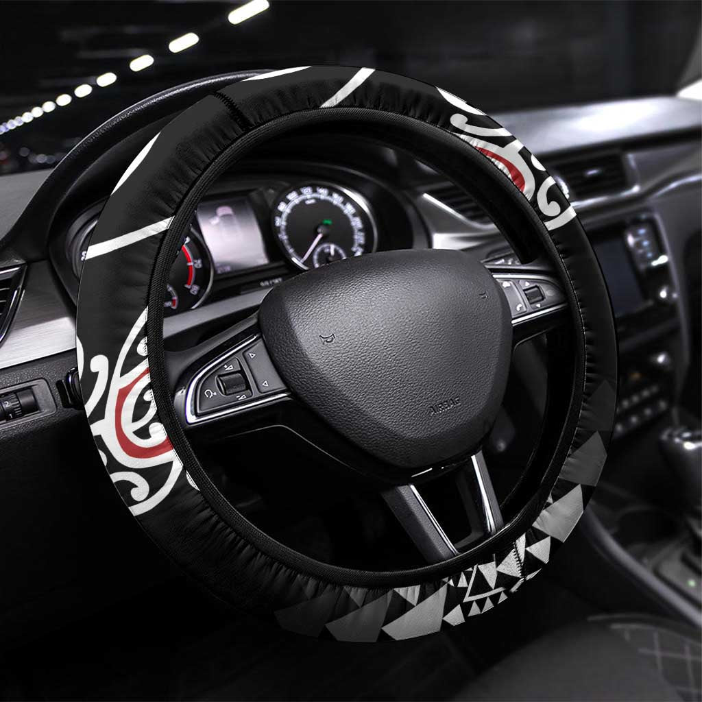 Kia Kaha Te Reo Maori Steering Wheel Cover 50 Years Mo Ake Tonu Te Reo - Aussie Hoodie