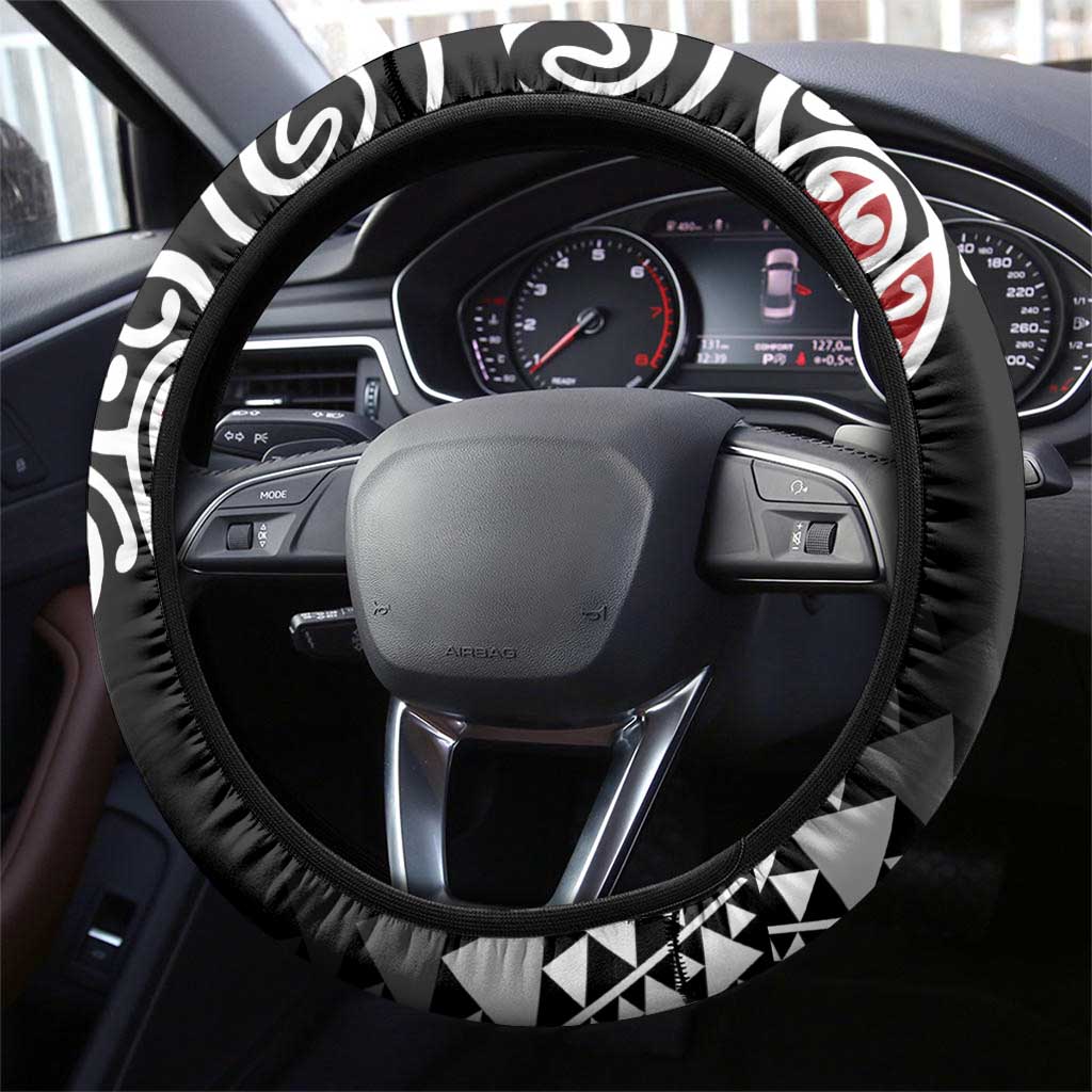Kia Kaha Te Reo Maori Steering Wheel Cover 50 Years Mo Ake Tonu Te Reo - Aussie Hoodie