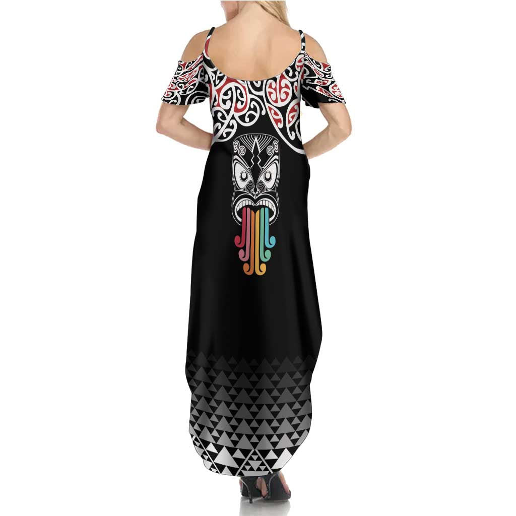 Kia Kaha Te Reo Maori Summer Maxi Dress 50 Years Mo Ake Tonu Te Reo - Aussie Hoodie