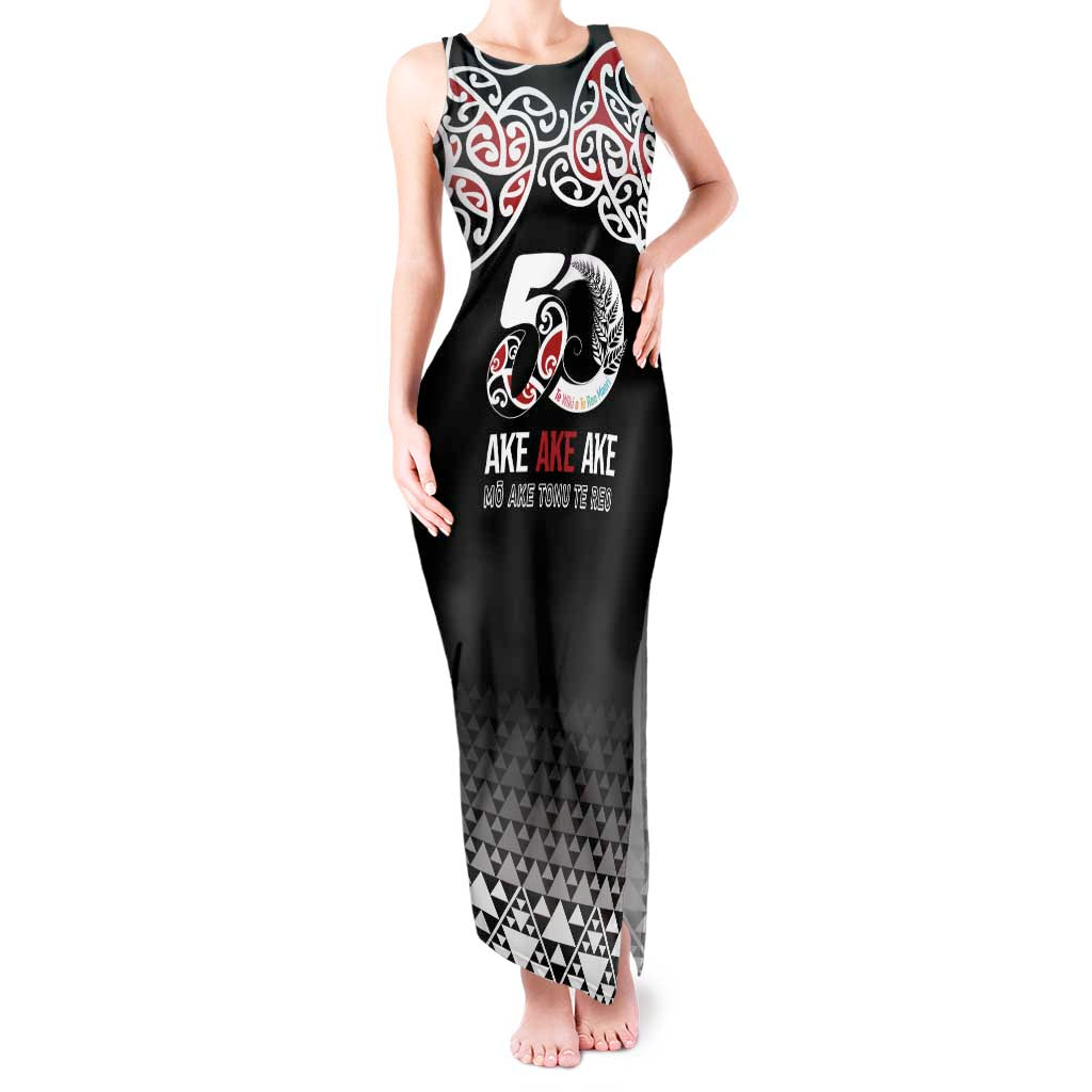Kia Kaha Te Reo Maori Tank Maxi Dress 50 Years Mo Ake Tonu Te Reo - Aussie Hoodie