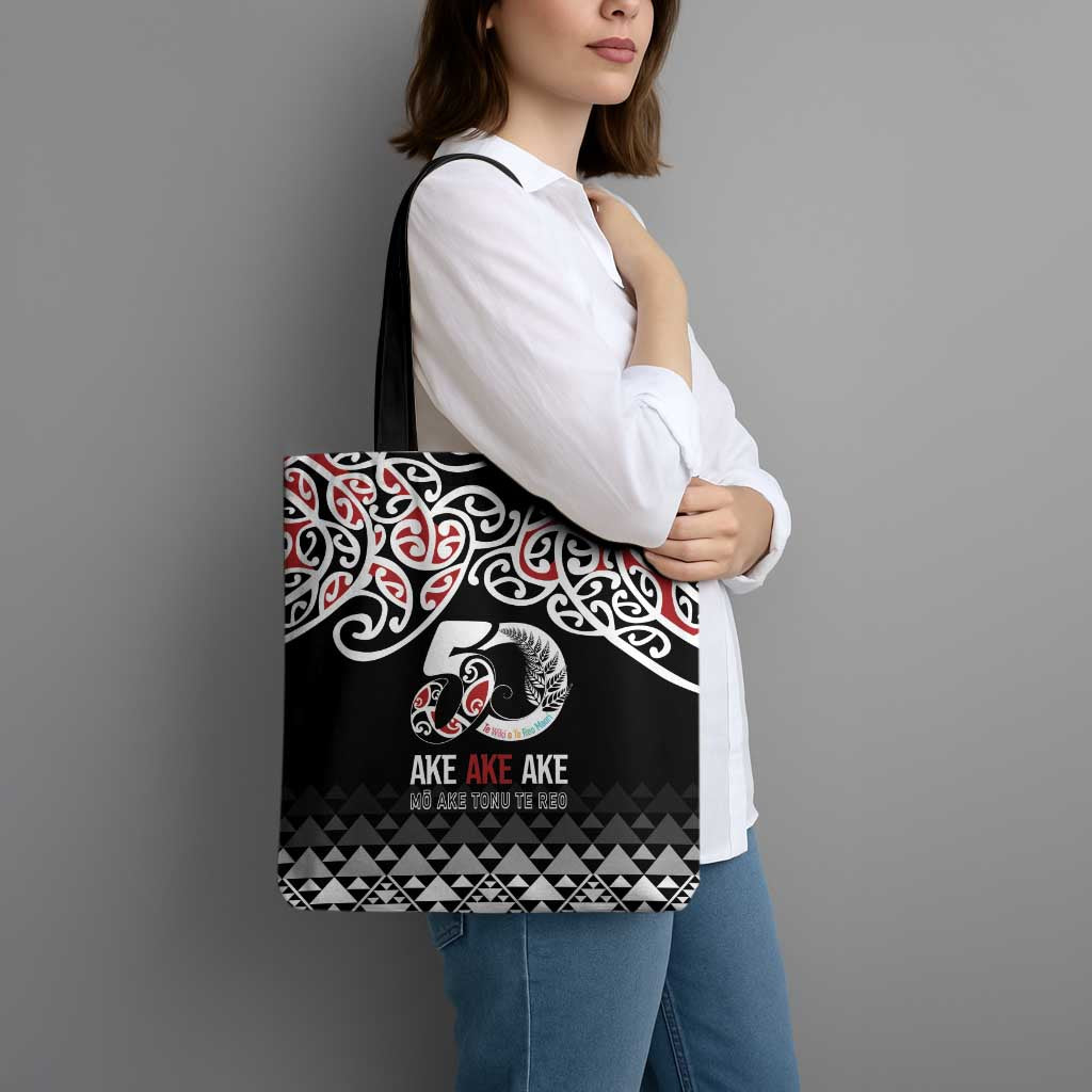 Kia Kaha Te Reo Maori Tote Bag 50 Years Mo Ake Tonu Te Reo - Aussie Hoodie