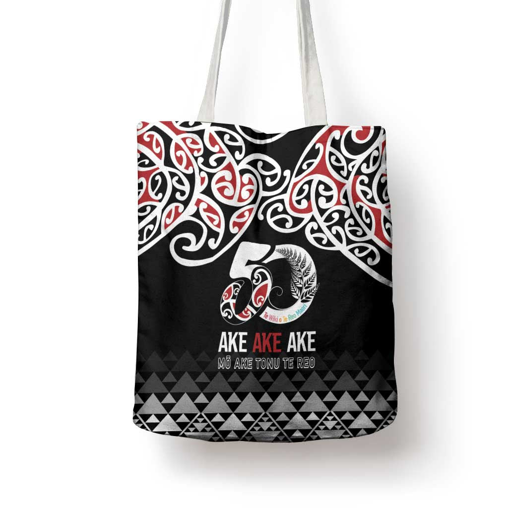 Kia Kaha Te Reo Maori Tote Bag 50 Years Mo Ake Tonu Te Reo - Aussie Hoodie