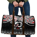 Kia Kaha Te Reo Maori Travel Bag 50 Years Mo Ake Tonu Te Reo - Aussie Hoodie