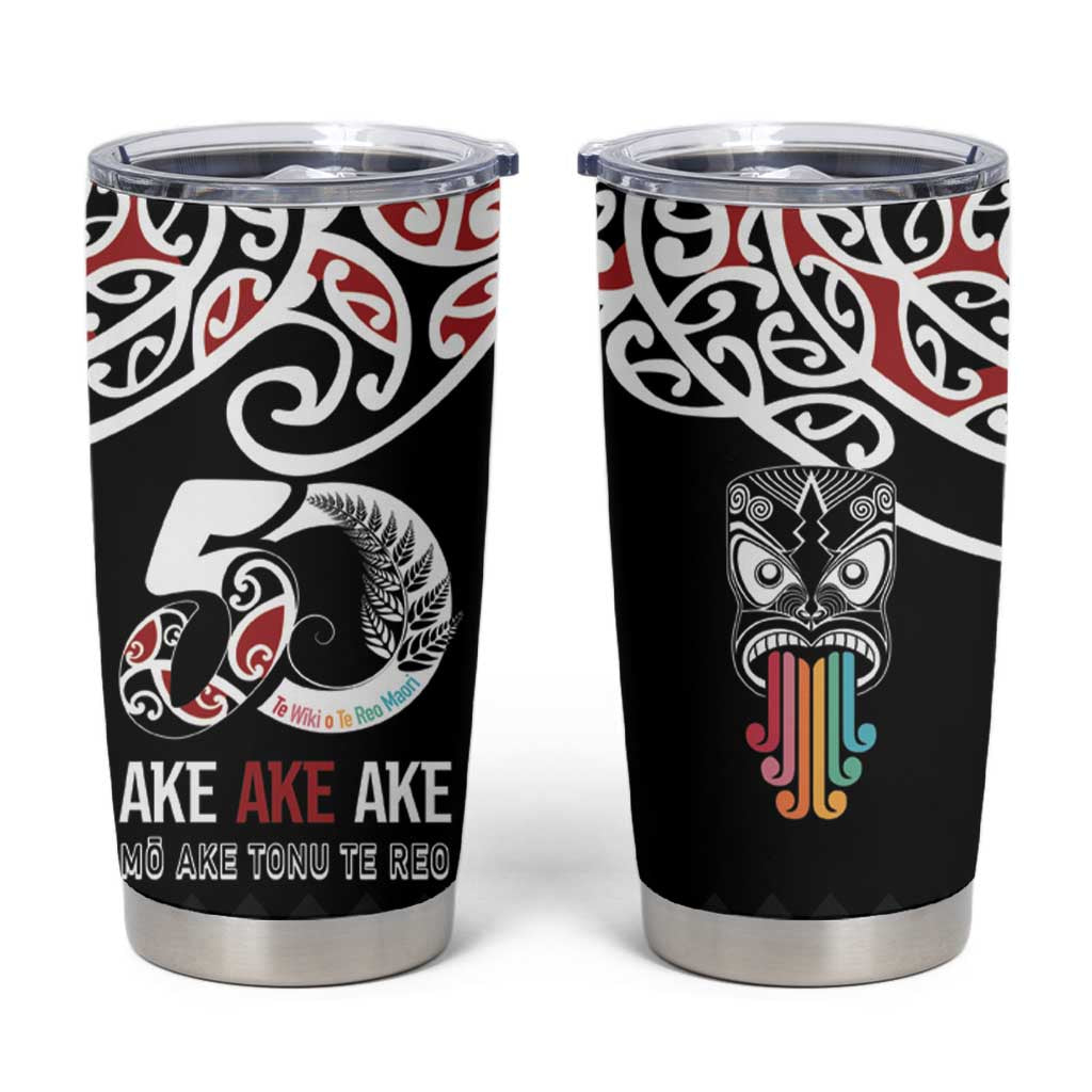 Kia Kaha Te Reo Maori Tumbler Cup 50 Years Mo Ake Tonu Te Reo - Aussie Hoodie