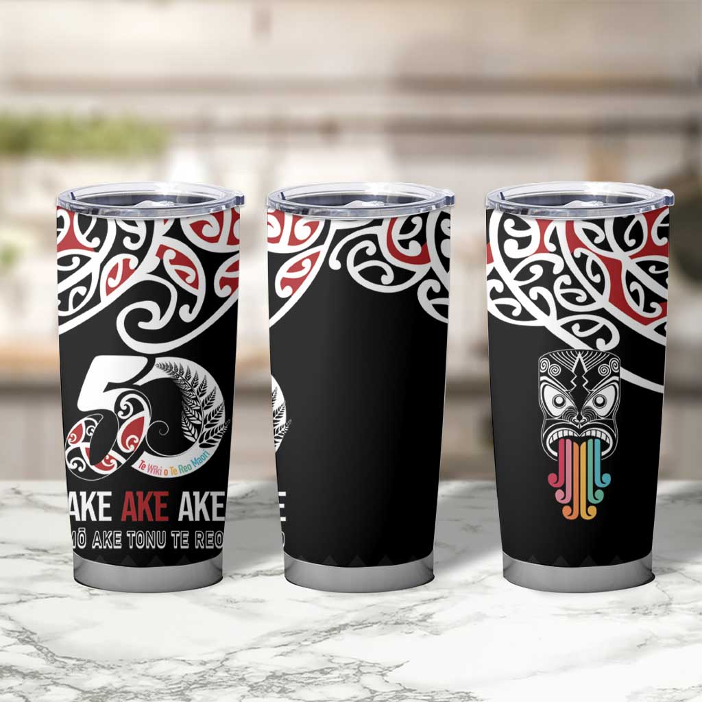 Kia Kaha Te Reo Maori Tumbler Cup 50 Years Mo Ake Tonu Te Reo - Aussie Hoodie
