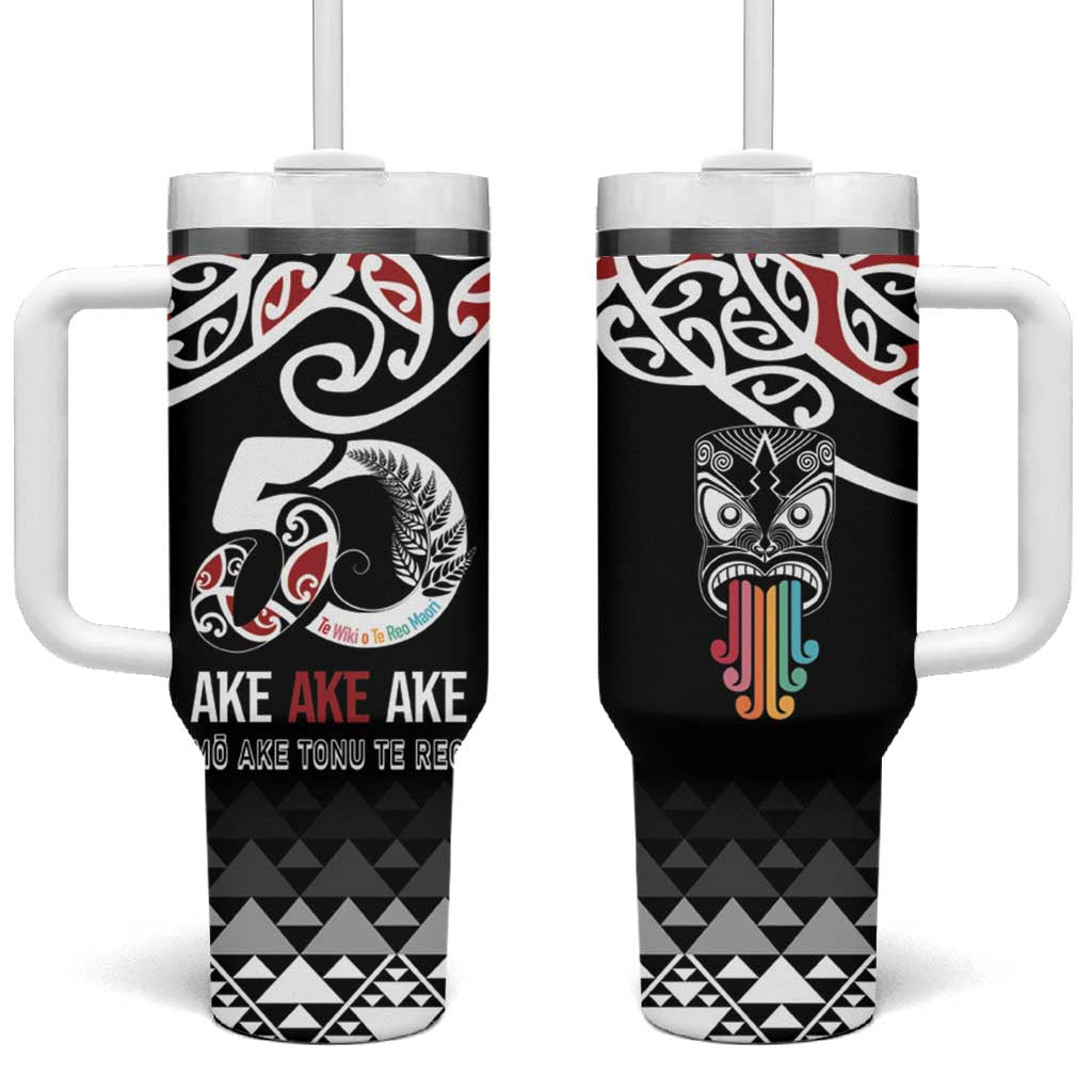 Kia Kaha Te Reo Maori Tumbler With Handle 50 Years Mo Ake Tonu Te Reo - Aussie Hoodie