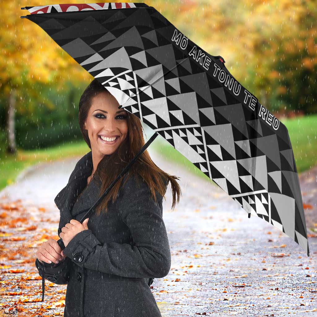 Kia Kaha Te Reo Maori Umbrella 50 Years Mo Ake Tonu Te Reo - Aussie Hoodie