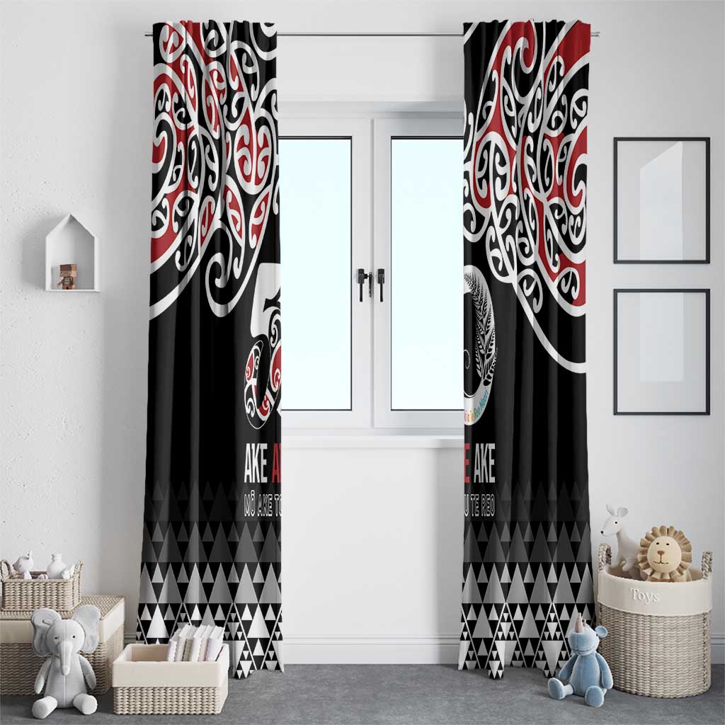 Kia Kaha Te Reo Maori Window Curtain 50 Years Mo Ake Tonu Te Reo - Aussie Hoodie