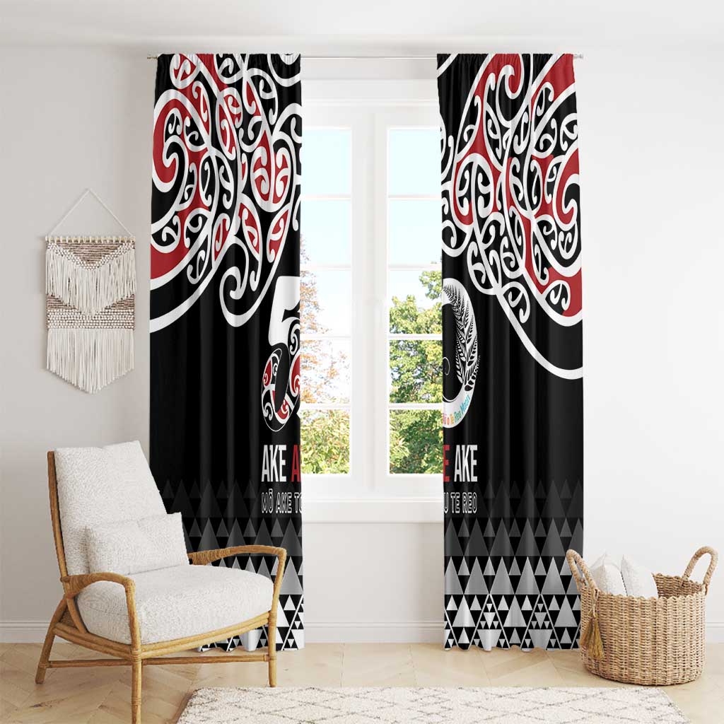 Kia Kaha Te Reo Maori Window Curtain 50 Years Mo Ake Tonu Te Reo - Aussie Hoodie