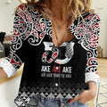 Kia Kaha Te Reo Maori Women Casual Shirt 50 Years Mo Ake Tonu Te Reo - Aussie Hoodie