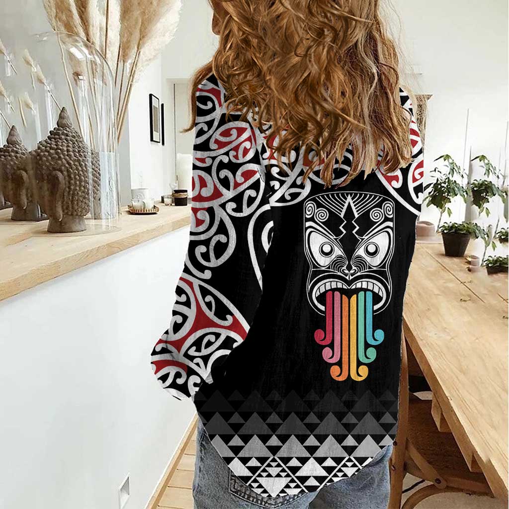 Kia Kaha Te Reo Maori Women Casual Shirt 50 Years Mo Ake Tonu Te Reo - Aussie Hoodie
