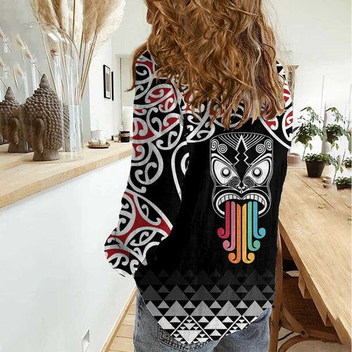 Kia Kaha Te Reo Maori Women Casual Shirt 50 Years Mo Ake Tonu Te Reo - Aussie Hoodie