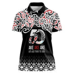 Kia Kaha Te Reo Maori Women Polo Shirt 50 Years Mo Ake Tonu Te Reo - Aussie Hoodie