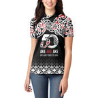 Kia Kaha Te Reo Maori Women Polo Shirt 50 Years Mo Ake Tonu Te Reo - Aussie Hoodie
