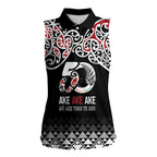 Kia Kaha Te Reo Maori Women Sleeveless Polo Shirt 50 Years Mo Ake Tonu Te Reo - Aussie Hoodie