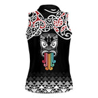 Kia Kaha Te Reo Maori Women Sleeveless Polo Shirt 50 Years Mo Ake Tonu Te Reo - Aussie Hoodie