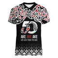 Kia Kaha Te Reo Maori Women V-Neck T-Shirt 50 Years Mo Ake Tonu Te Reo - Aussie Hoodie