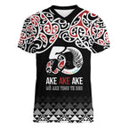 Kia Kaha Te Reo Maori Women V-Neck T-Shirt 50 Years Mo Ake Tonu Te Reo - Aussie Hoodie