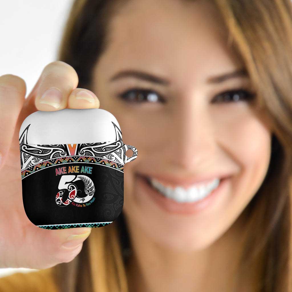 50 Years Kia Kaha Te Reo Maori AirPods Case Ake Ake Ake! - Aussie Hoodie