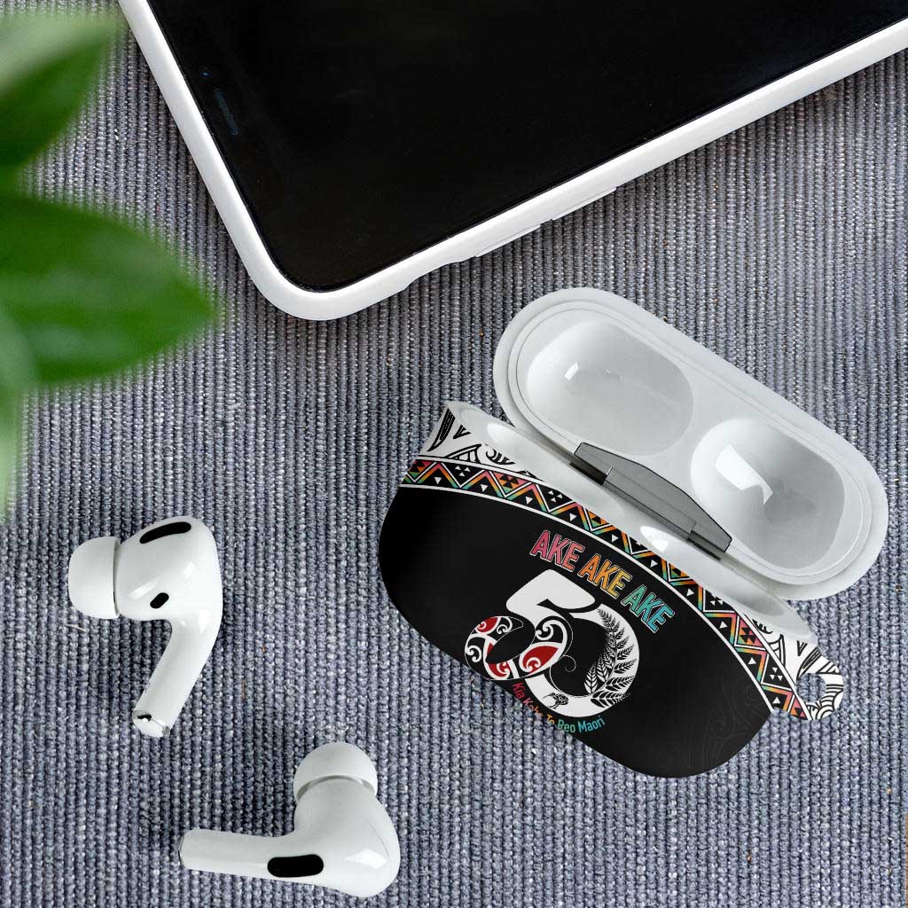 50 Years Kia Kaha Te Reo Maori AirPods Case Ake Ake Ake! - Aussie Hoodie