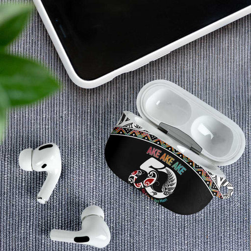 50 Years Kia Kaha Te Reo Maori AirPods Case Ake Ake Ake! - Aussie Hoodie