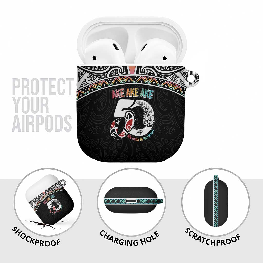 50 Years Kia Kaha Te Reo Maori AirPods Case Ake Ake Ake! - Aussie Hoodie