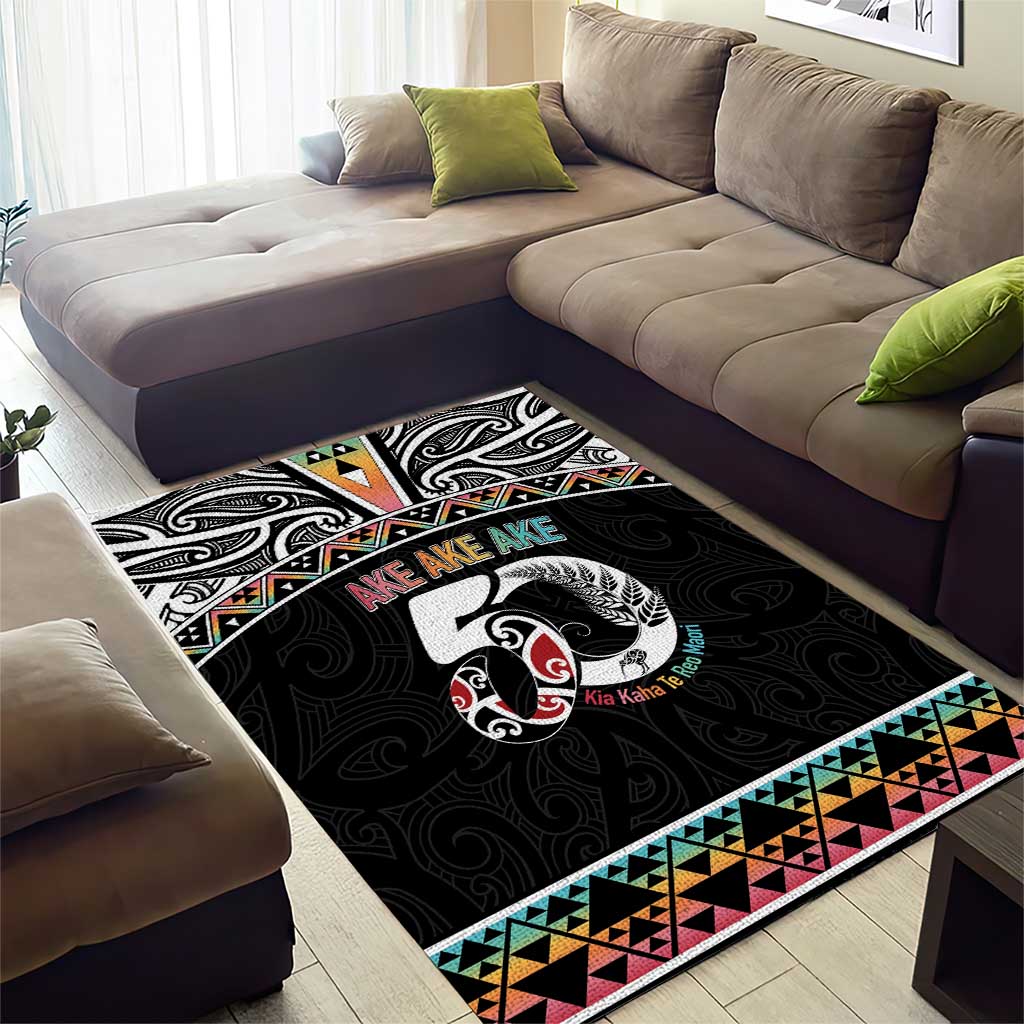 50 Years Kia Kaha Te Reo Maori Area Rug Ake Ake Ake! - Aussie Hoodie