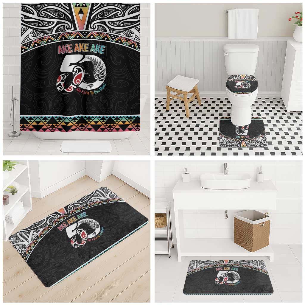 50 Years Kia Kaha Te Reo Maori Bathroom Set Ake Ake Ake! - Aussie Hoodie