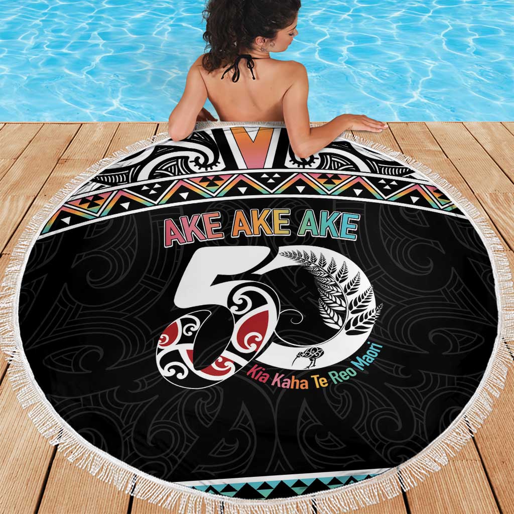 50 Years Kia Kaha Te Reo Maori Beach Blanket Ake Ake Ake! - Aussie Hoodie