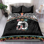 50 Years Kia Kaha Te Reo Maori Bedding Set Ake Ake Ake! - Aussie Hoodie