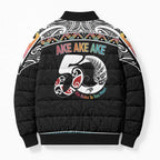 50 Years Kia Kaha Te Reo Maori Bomber Puffer Jacket Ake Ake Ake! - Aussie Hoodie