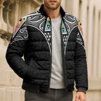 50 Years Kia Kaha Te Reo Maori Bomber Puffer Jacket Ake Ake Ake! - Aussie Hoodie