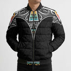 50 Years Kia Kaha Te Reo Maori Bomber Puffer Jacket Ake Ake Ake! - Aussie Hoodie